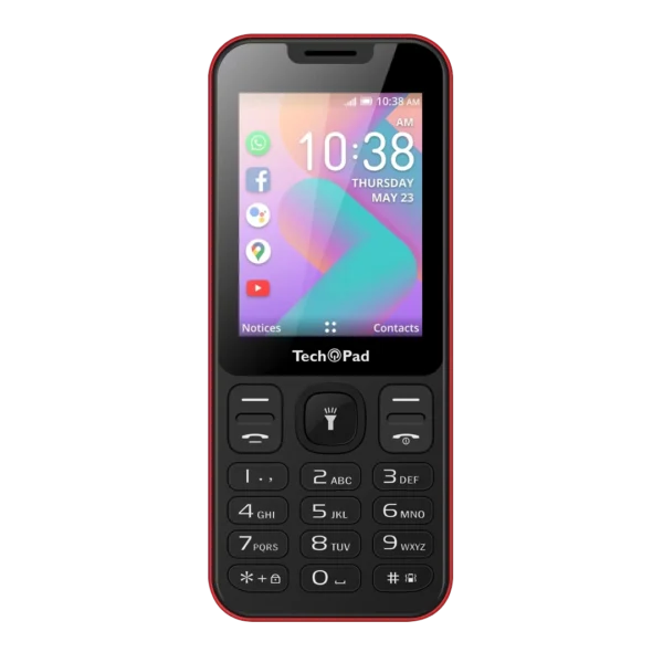 Kaios K-4G-WH-01 KaiOS Phone Smart K-4G-Rojo