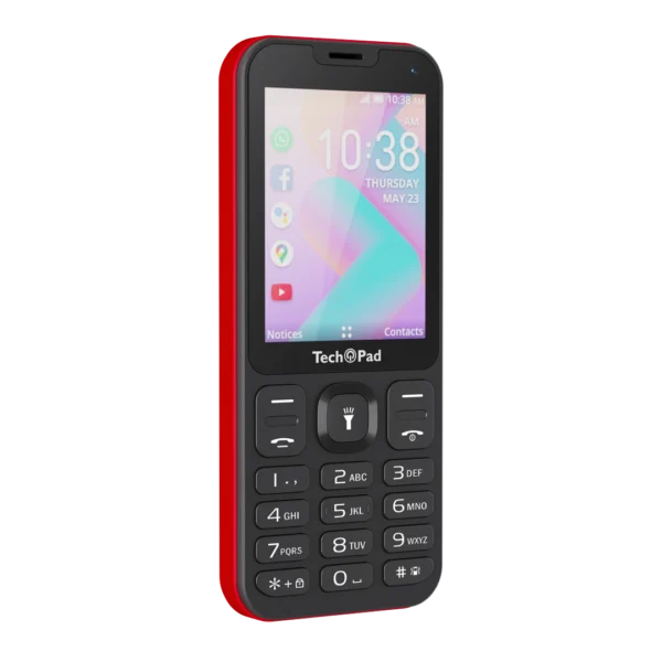 Kaios K-4G-WH-03 KaiOS Phone Smart K-4G-Rojo