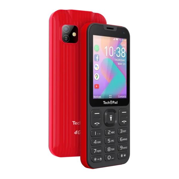 Kaios K-4G-WH-05 KaiOS Phone Smart K-4G-Rojo