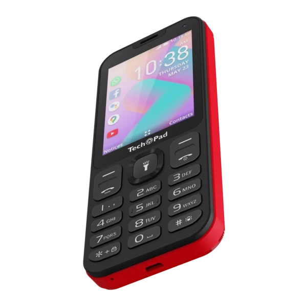 Kaios K-4G-WH-06 KaiOS Phone Smart K-4G-Rojo