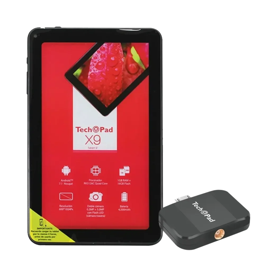 Combo Tablet X9 16 Gb + Sintonizador TV Tunner Tech Pad