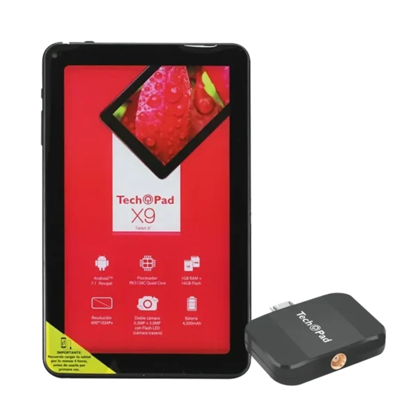 Combo Tablet X9 16 Gb + Sintonizador TV Tunner Tech Pad